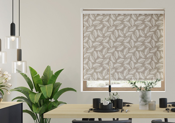 Banana Leaf, Mink Brown - Twist&Fit Roller Blind - Image 3